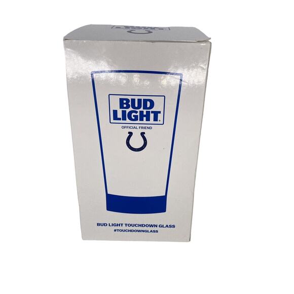Bud Light Touchdown Plastic Glass Indianapolis Colts Light Up Tumbler - Picture 1 of 7